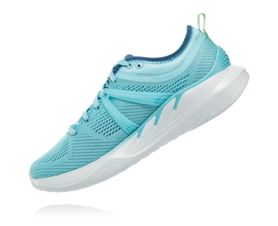 Tenis Hoka One One Feminino Azuis/Branco - Tivra - 286-TCUVDA